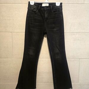 Bkack denim flare jeans